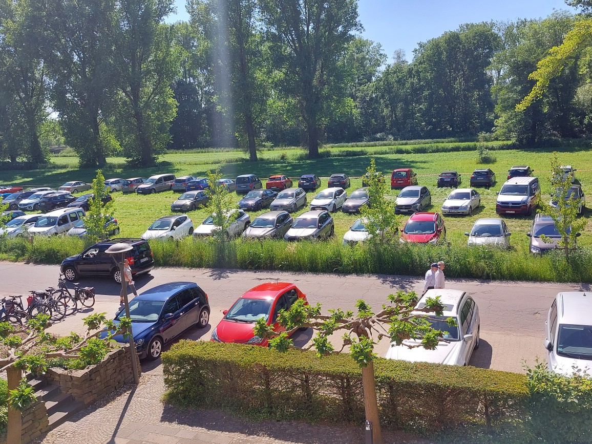 Foto: Da ging es langsam los...